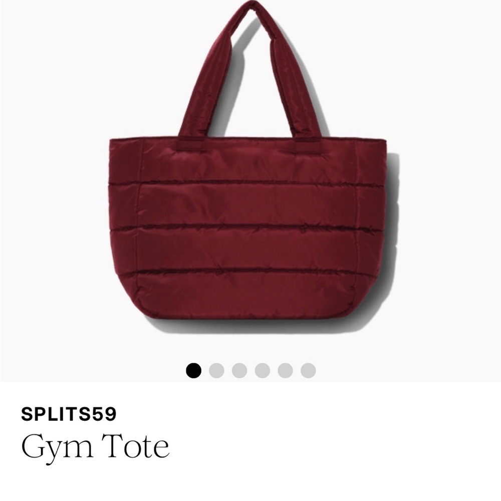 Splits59 Burgundy Gym Tote